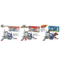 Гараж ZY646/651/635 "PAW PATROL"/"Robot Trains"/"Вспыш" с машинками 3в.кор.50*7*26,5 ш.к./24/