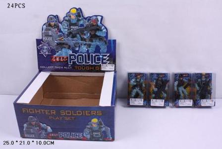 Герої "Police" 5898-8A (36уп по 24шт / 2) в коробці 25 * 21 * 10см