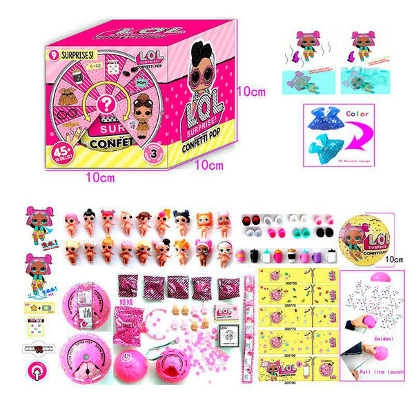 Герої 24301 L.O.L. Confetti Pop с аксес.,пьет,писает,меняет цвет одежды 12в. кор.10*10*10 /240/