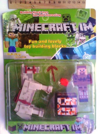 Герої MINECRAFT 7659 7видів лист. 26*22 216шт