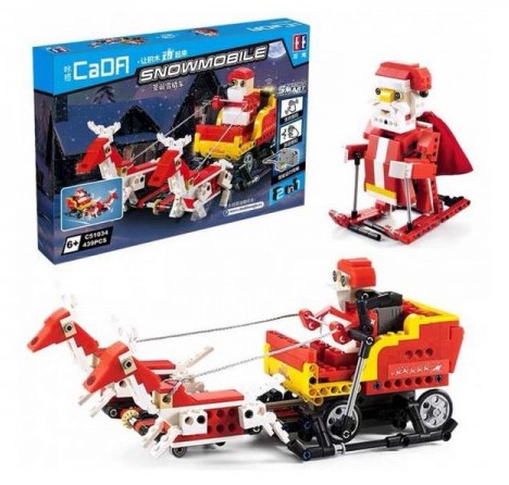 Santa Snowmobile C51034W