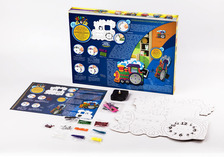 Годинник "Creative  clock" глітер (10) СС-01-01, 02, 03, 04, 05. Фото 3