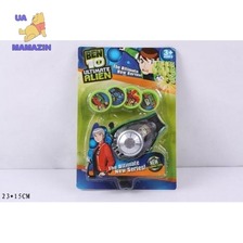 Годинник WL11163B  Ben10, +4диска,на планш.23*12см