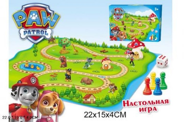 Гра 333 "PAW PATROL" пошаговая кор.22*4*15 ш.к./120/