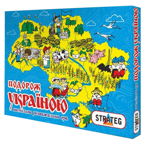 Гра 59 (укр / рос.) Стратег, "Подорож Україною", в кор-ке, 37-25-2,5см