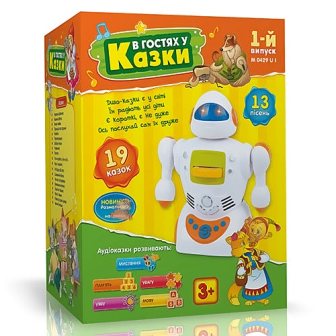 Гра M 0429 UI (18шт) "В гостях у казки", робот, український випуск № 1, на бат-ке, в кор-ке,20-26-13
