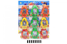 Гра водяна 3686 S/9PC (36уп по 9шт) Ракета на планшеті 9шт
