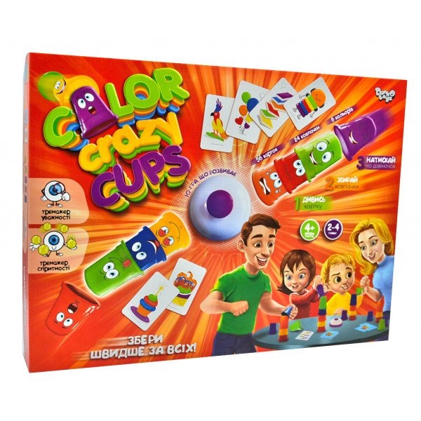 Гра настільна Color Crazy Cups