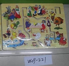 Дерев'яна іграшка Лабіринт W02-2045 (W09-221) казки 35 * 25 * 1.5 кул./72 /
