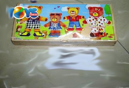Деревьяна гра 4шт.W02-2065 кул.32*14*2,5 ш.к./84/