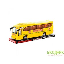 Автобус 3092A (48шт) инер-й, 37,5-11-7,5, в слюде, 39-13,5-10см