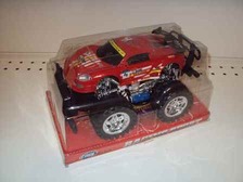 Джип 245-50-1 (48шт) инер-й, 2 вида, в слюде, 23-15-12см