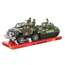 Джип 333 (60шт) інерц., 17см, танк 14,5см, солд., в слюді