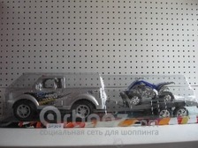 Джип 966-31 (12шт) инер-й, с прицепом и квадроциклом, в слюде, 75-18-21см