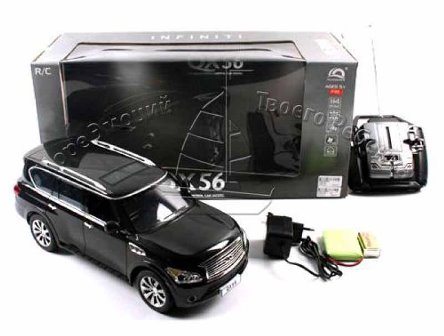 Джип HQ 200126 (8шт) Infiniti QX 56, р/у, аккум, 1:14, свет, в кор-ке, 51-24-21см