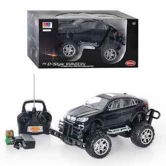 Джип UD 2085 A (12шт) р/у, аккум, 1:14, свет, резиновые колеса, в кор-ке, 43-21-20см