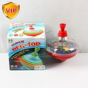 Дзига CQS 788-3 (108шт) ММ, муз, світло, в кор-ке, 13,5-14-12,5 см