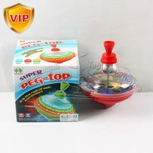 Дзига CQS 788-3 (108шт) ММ, муз, світло, в кор-ке, 13,5-14-12,5 см