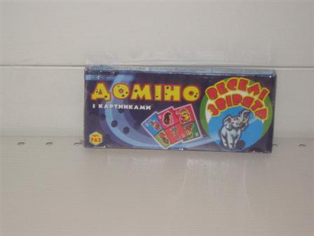 Доміно дитяче "Веселі звірята" 0762 (Технокомп). Фото 3