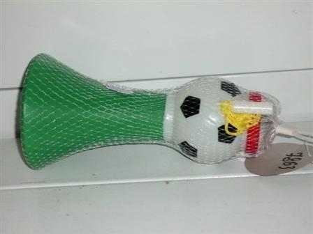 Дудка S 7863 (180шт) футбол, в сетке,22,5см
