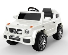 Ел-мобіль FL1058 WHITE джип на р/у 2,4G  2*6V4.5AH мотор 2*25 з MP3  117*69*53