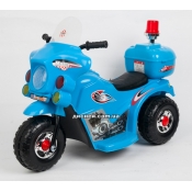 Електромобіль Т-723 BLUE мотоцикл 1*6V4.5AH мотор 1*15W 80*38*53 ш.к. /1/