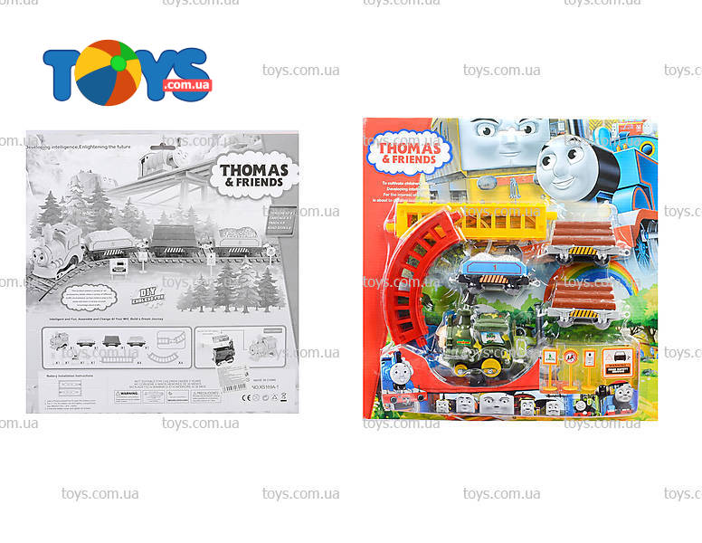 Ж/Д дорога THOMAS XS 169-A-1 батар,лист 42*5*42/36/