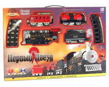 ЖД 0695 (12шт) 23 дет, дым, свет, звук, на бат-ке, в кор-ке, 57-39-8см