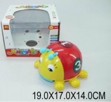 Жучок більший 1338 (36шт/2) батар., свет, в коробке 20*17*5см