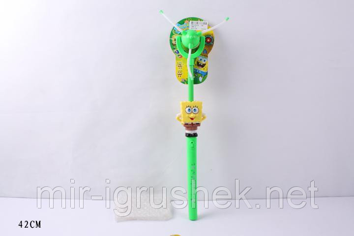 Запускалка 1888-19 "Sponge Bob" батар,муз,світ,в кульку,42см,
