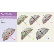 Зонтік CLG 17202 (60шт) прозрачний
