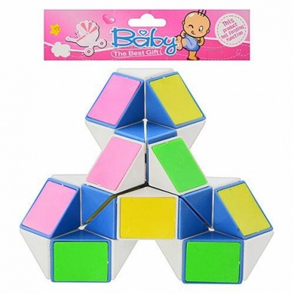 Игра 373A-11 (540шт) головоломка, змейка, в кульке, 15,5-14-4см