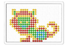 Іграшка "Мозаїка 4 ТехноК" 3367 (Технокомп) (10шт). Фото 2