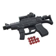 Автомат 566 (1600шт) на пульках, в кульке, 12-7-1см