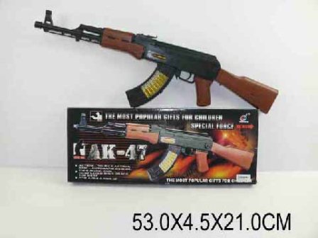 Автомат 62017 (36шт) звук, свет, на бат-ке, в кор-ке, 53-21-4см