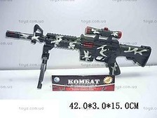 Автомат 8088B-1/604281R "Комбат" батар.муз.свет.лазер.кул.42*3*15 ш.к./96/