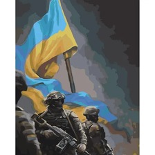 Картина 6539 Українські воїни 40*50см