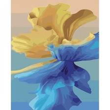 Картина 6547 Жовтоблакитний танок 40*50см