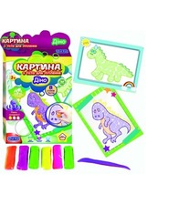 Картина з тіста для ліплення "ДIНО" (А5 формат) 11021