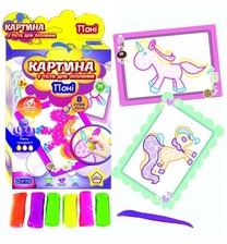 Картина з тіста для ліплення "ПОНІ" (А5 формат)