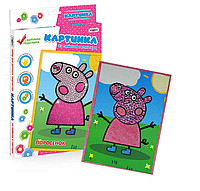 Картинка из паєток и глиттера   "MIX", в кор-ке 23,3см-37,2см-1,4см