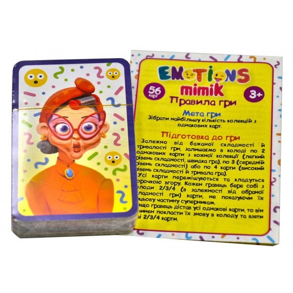 Карткова гра Emotion Mimik (32). Фото 3