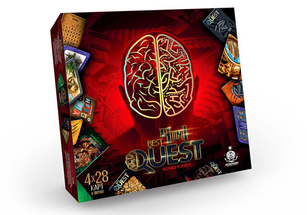 Карткова квес-гра BEST QUEST укр 4в1