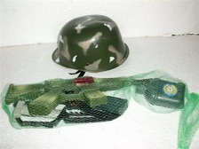 Каска 8028 (72 шт) військовий набір в сітці