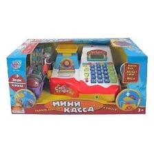 Касовий апарат 7162 (12шт / 2) "Міні каса" батар., Звук., Мікрофон, ваги, калькулятор, ... в кор. 43