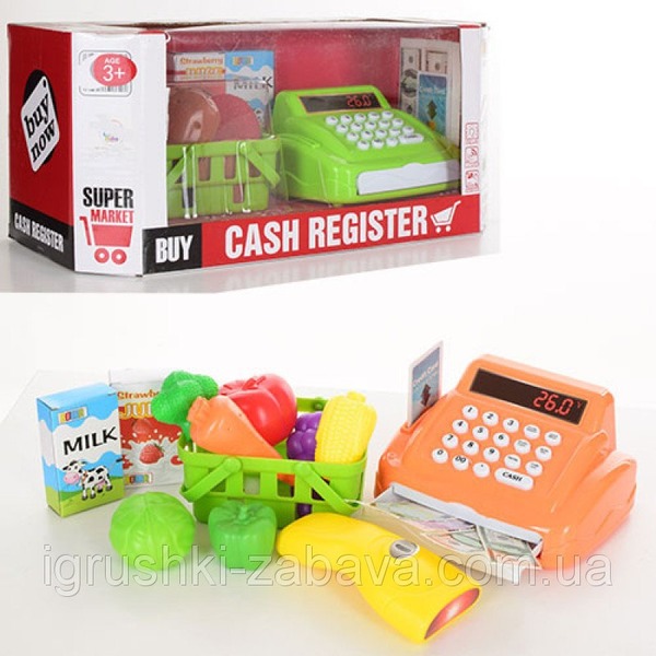 Касовий апарат 8324-25, 13см, звук, світло,каса, продукти