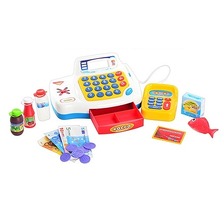 Кассовий аппарат 7020-UA (12шт) калькулятор,зв(укр),св,продукты,на бат-ке,в кор-ке,43-18-18см