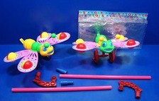 Каталка бабочка 325 на палке 2цв.кул.31*35 ш.к./96/