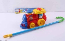 Каталочка 503B-1 (96шт/2)-паровозик,на палочке,в пакете 21*9см