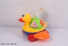 Каталочка 5832 (60шт/2)Уточка,сортер, в сетке 21*15*13см